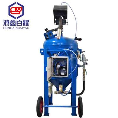 China Building Material Stores Environmental Protection Tank Special Derusting Type Water Dust-protected Sandblasting Site Sandblasting Machine for sale