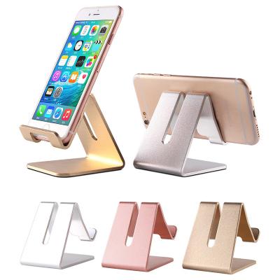 China Adjustable Universal Aluminum Desk Tablet Metal Waist Holder Stand Hands Metal Cell Phone Filling Stand Portable Cell Phone Holder for sale