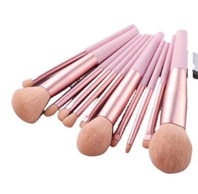 China Angular Blush Makeup Brush 11 Fiber Hair Makeup Brush Blush Eyeshadow Brush Makeup Tool for sale