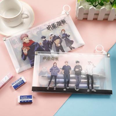 China Europe Promotion Anime Jujutsu Kaisen Pencil Case Stationery Hot Selling Japanese Pencil Case for sale