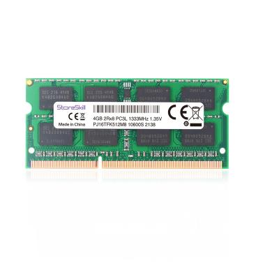 China LAPTOP memory manufacturer ddr3L 1333mhz 8GB laptop module RAM memory for sale