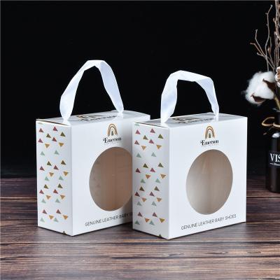 China Handmade Custom Biodegradable Package Color Window Printing Gift Paper Box Paper Packaging Box for sale