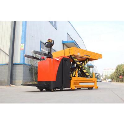 China Hotels Electric Power Cart With Shelf / Fence Electric Scissor Lift Table for sale