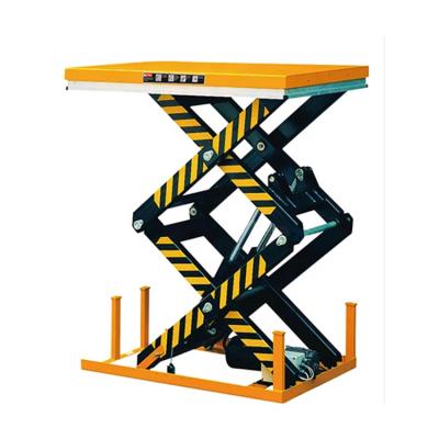 China Hotels High Grade 2000Kg AC Powered Fixed Electric Hydraulic Scissor Lift Table for sale