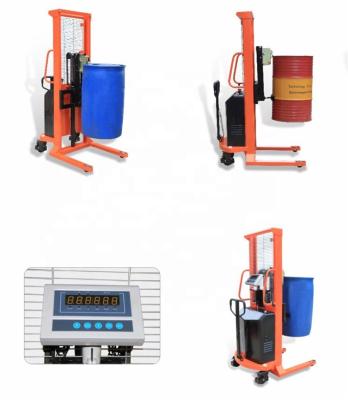 China Manual hotels or electric rotation with or without for scale semi electric drum lifter stacker for sale