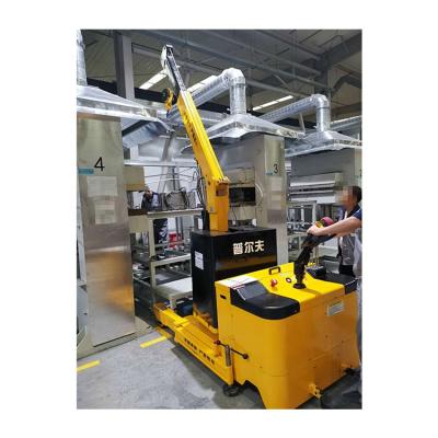 China Other This Super Quality 1000Kg Approved Self Propelled Jib Floor Shop Crane for sale