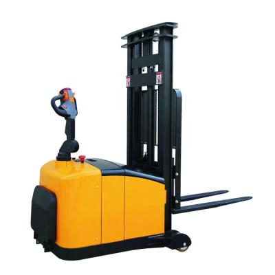 China Hotels High Efficiency Electric Pallet Truck Counterweight Stacker for sale