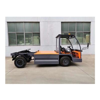 China Hotels Store Industrial Cargo Trailer Battery Powered Electric Towing Cars for sale