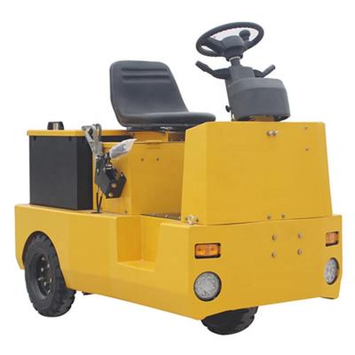 China Hotels 3 Ton To 6 Ton Electric Tow Tractor Towing Truck Seated Type Electric Trailer Drag Truck for sale