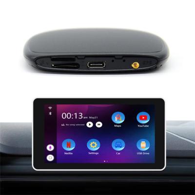 China Other Universal Plug and Play 4G LTE BT Wireless Mirror Link 4+64G Android 9.0 Carplay AI Media Box for sale