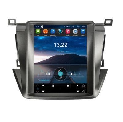 China GPS 9.7 tesla style touch screen android 10 car stereo for toyota rav4 2014-2019 gps radio system for sale