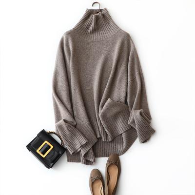 China Anti-wrinkle 100% cashmere sweater knitted pullover sweater cashmere jumper for woman for sale