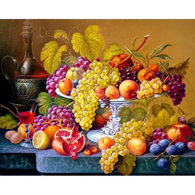 China Modern Custom Resin Home Decor Diamond Art 5d Diamond Painting Sloth Fruit for sale