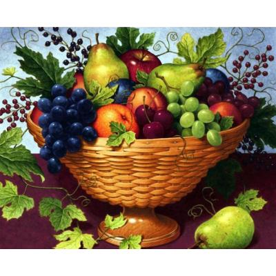 China Modern Custom Resin Home Decor Fruit Oil Diamond Painting for sale