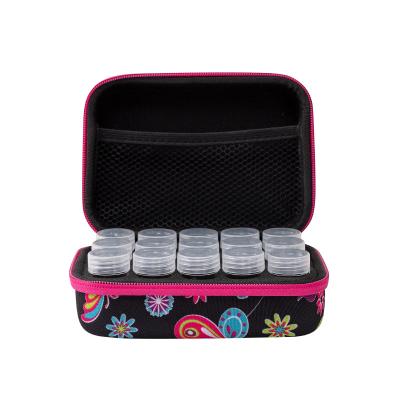 China Fashion Nail Art or Diamond Painting Beads Drills Storage Container 15 Slots Sub Bottle Storage Bag for sale