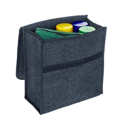 China Auto Large Capacity Car Accessories Cargo Container Folding Felt Cloth Car Storage Large Capacity Finishing Multi-pocket Stow Bags Box for sale