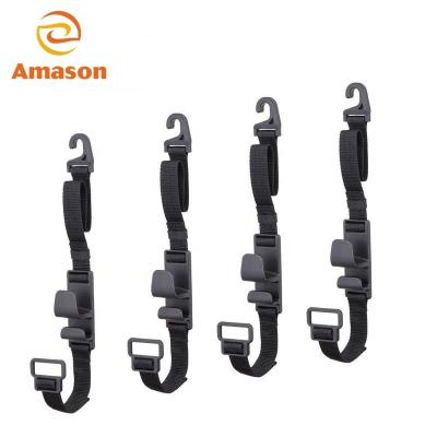 China Sports Car Seat Headrest Hanger Universal Adjustable Vehicle Car Rear Seat Headrest Hanger for sale