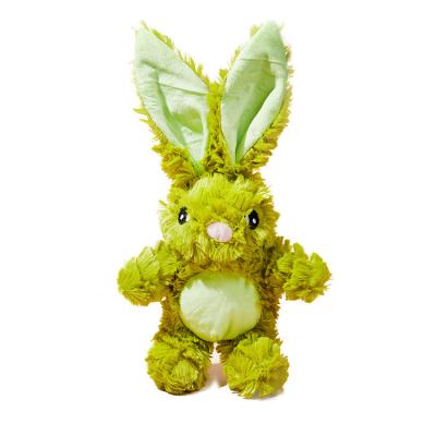 China Wonderful Sustainable Creative Funny Healthy Plush Rabbit Dog Squeaky Chew Toys for sale