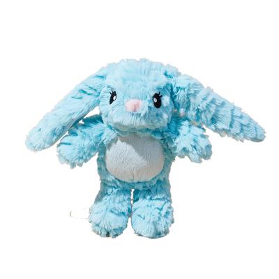 China Cheap Durable Friendly Custom Shape EO Bite Interactive Plush Pet Rabbit Chew Squeaky Dog Toys for sale