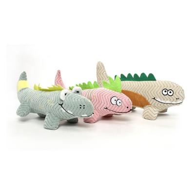 China Viable Shape Pet Dinosaur Toy Pet Dog Voice Soft Plush Toys Dog Pet Cheap Toys for sale