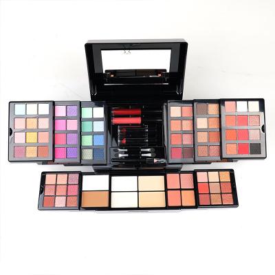 China Professional Wholesale 84 Colors Waterproof MISS ROSE Cruelty Free Women Makeup Eyeshadow Palette Gift Set Face for sale