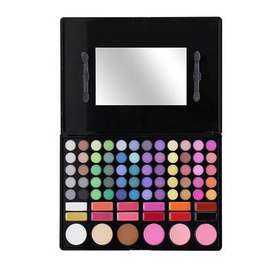 China Private Label 78 Colors Waterproof Eyeshadow Cosmetic Make Up Box Palette Kit for sale