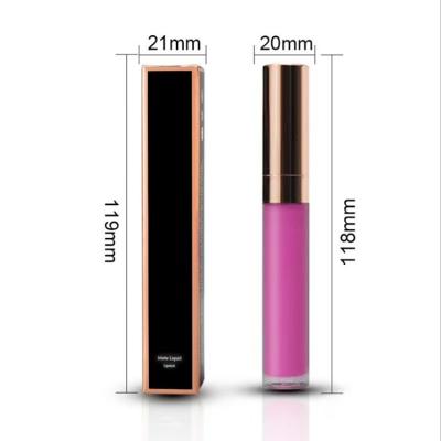 China Waterproof ready to ship custom wholesale 30 colors velvet vegan lip matte waterproof long lasting gloss private label for sale