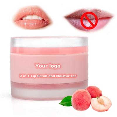 China Private Label Sugar Waterproof Lip Balm & Lip Scrub Custom Organic Exfoliating Lip Scrub 100% Natural for sale