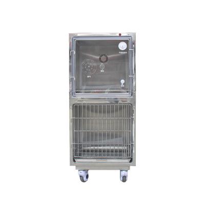 China Sustainable Professional Veterinary Equipment Oxygen Controlled Dog Icu Cage Stainless Steel Veterinary Cages For Animal for sale