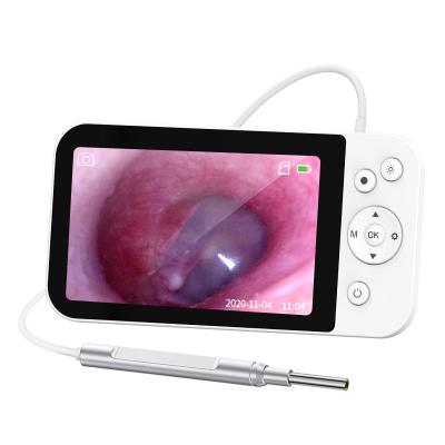 China Hot Selling Luminous Ear Veterinary Mobile Visual Price USB Otoscope Endoscope Electric Visible And Pet Visible 5.0 Inch for sale