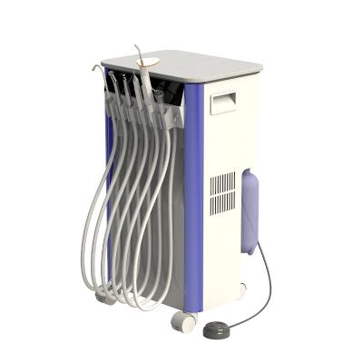 China Various Functions Factory Supply Metal Veterinary Dental Equipment Unit Mobile Trolley With Compressor for sale