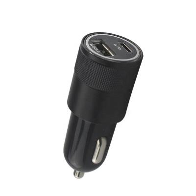 China For Mobile Phone Car Charger Palladium 36W QC3.0 High Quality Dual Port Fast Charging Charger for sale