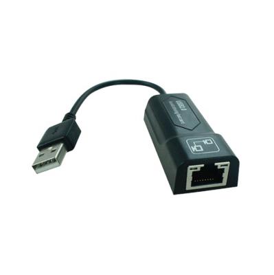 China Desktop Networt USB 2.0 To Ethernet RJ45 S2 S3 Lan Gigabit Adapter For 10/100Mbps For Computer for sale