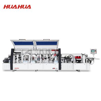 China China woodworking HH506R automatic wood board mdf melamine veneer pvc pre milling edge banding machine price with trimmer zu verkaufen