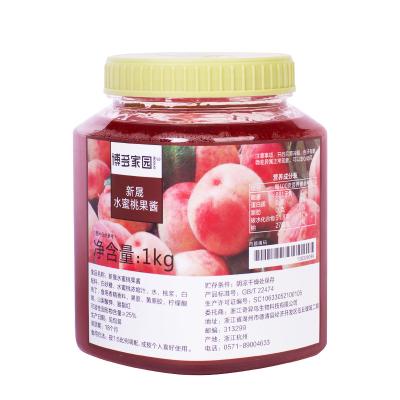 China Halal Certificate Beverage Boduo Honey Peach Jam Widely Used In Bubble Tea Shop for sale