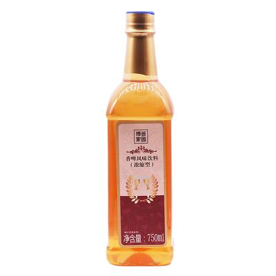 China Beverage Material HALAL MEAT Backed Beer Flavored Syrup For Bubble Tea Use for sale