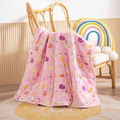 China Anti-Bacteria Wholesale China Meditation Massage Quality Autism Medical Custom Baby Print Children Weighed Blankets for sale