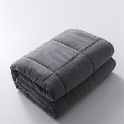 China Wholesale Mantas De Algodon Keep Anti-Static Warm Cotton Quilted Blanket Adult Heavy Weighted for sale