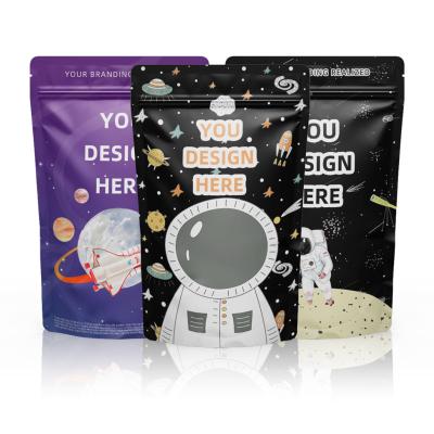 China Customized Plastic Disposable Pla Food Packaging Bag Zip Lock Aluminum Foil Bags Coffee Custom Stand Up Pouch With Valve Zipper for sale