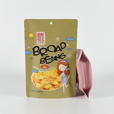 China Disposable Mylar Bags Custom Printed Aluminum Foil Ziplock Bag Retail Sealed Packaging For Beans 3.5g Candy Food Bag for sale