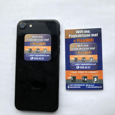 China For Custom Mobile Phone Screen Cleaner Trade Show Free Sample Printing Sticker for sale