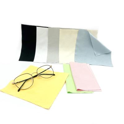 China Jewelry Cleaning Custom Logo Cleaning Cloth For Watch Glasses Glass Microfiber Cleaning Cloth Laptop Cleaning Cloth for sale