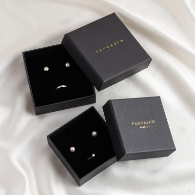 China Custom Luxury Ring Packaging Gift Packaging Jewelry Box Paper PandaSew Logo Printed Necklace Jewelry Box Jewelry Boxes for sale