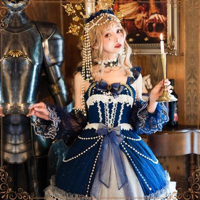 China Original Anime Polyester Design Cosplay Costume Lady Gothic Lolita Dress Princess Lolita Evening Party Dresses Punk cosplay for sale