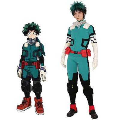 China Hemp Mixed Cosplay Life My Hero Academia Midoriya Izuku Deku Halloween Outfit Full Set Cosplay Costume for sale