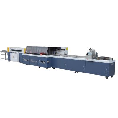 China T-120 Fast Speed ​​Chemical Servo Drive Thermal Shrink Packaging Line For Factory Use for sale