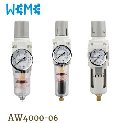 China Cost Effective WeMe SMC Type AW4000-06 Series Air Filter Pressure Regulator With Gauge for sale