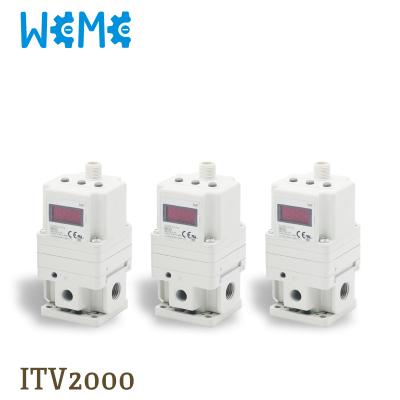 China Cost Effective WeMe SMC Type ITV2000 Electropneumatic Regulator for sale