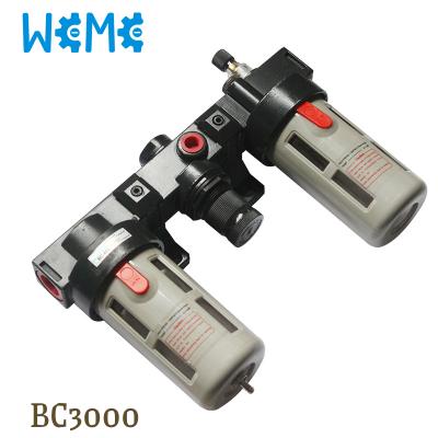 China Cost effective type series F.R.L. WeMe Airtac Module, BC3000 Pneumatic Air Treatment for sale