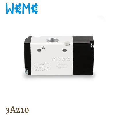 China Cost Effective WeMe Airtac Type Pilot Valve , 3A210 Series 3Way Single Air Control for sale